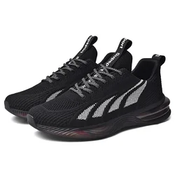 Breathable Walking Style Shoes Mesh Flat Men Wild Running Casual Luxury Sports Shoes