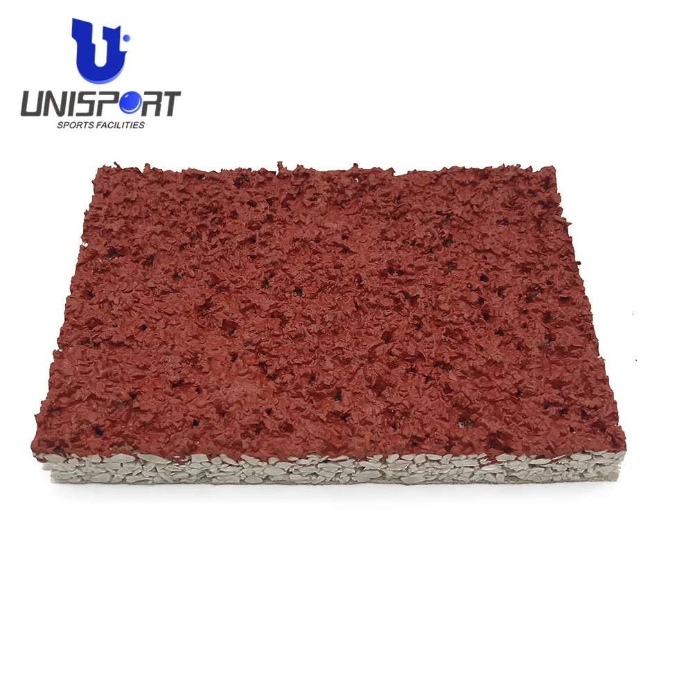 Best Price and Quality Red Prefabricated Runway Rubber Athletic Running Track for Gym
