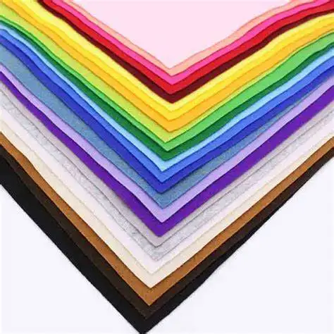 50gsm - 500gsm Plain Style Needle Punched Non Woven Fabric 100% Polyester Material Non-woven Punch Needle Cloth