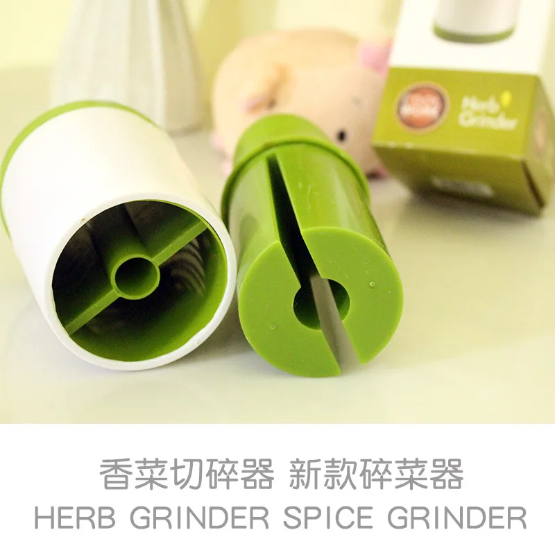 Herb Grinder Spice Mill Parsley Shredder Chopper Vegetable Cutter Garlic Coriander Spice Grinder Kitchen Accessories
