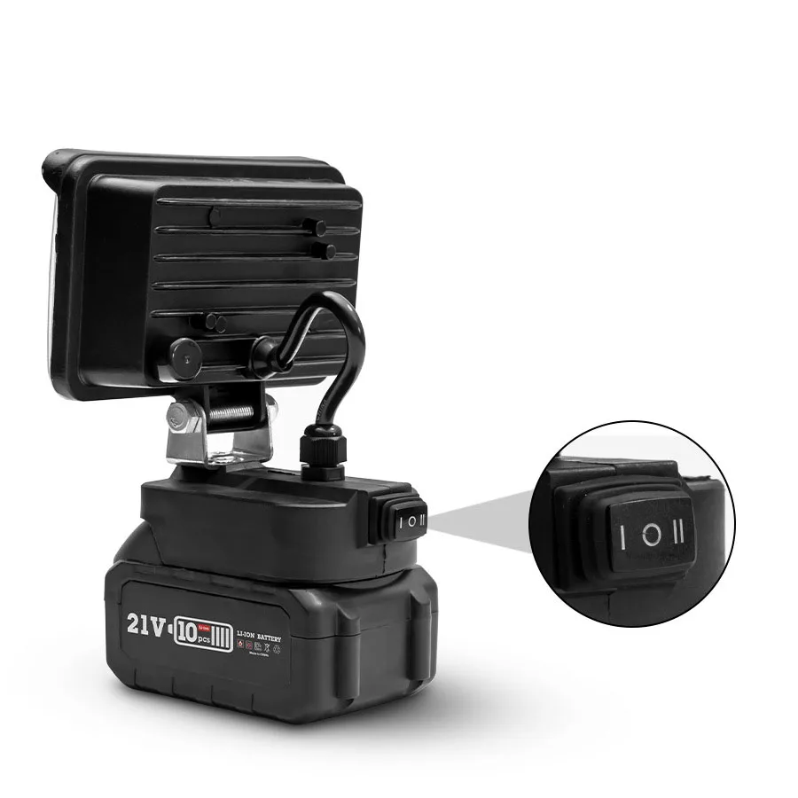 Hot Sell Electric Power Tools Cordless 3/4inch Lithium Battery LED Working Lights 48W Outdoor LED Lights