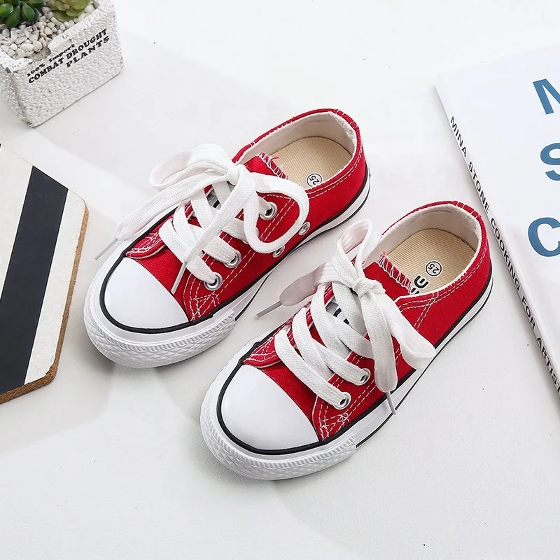 Wholesale Multi Color Kids Sneakers Shoes Canvas Children Shoes Boys Girls Sneakers