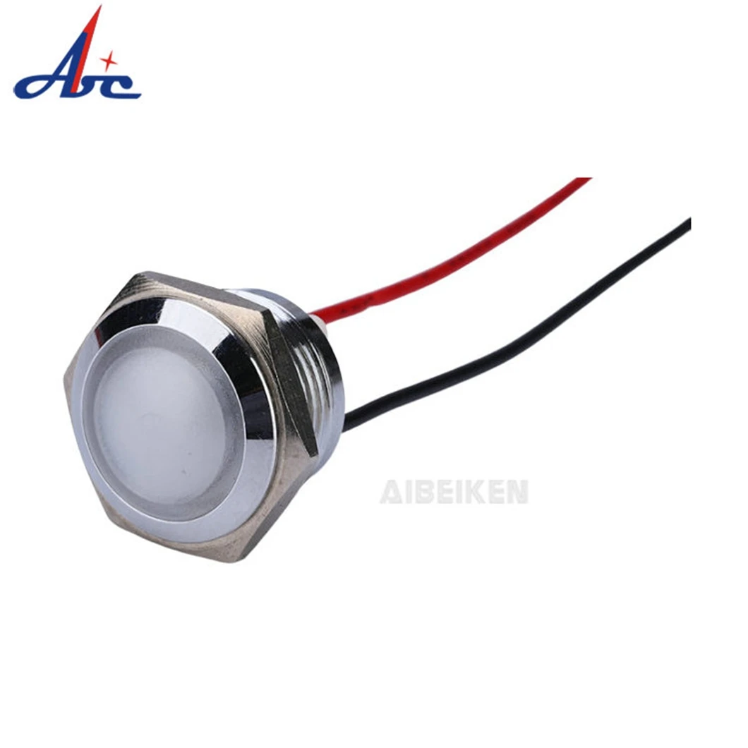 ABILKEEN Electrical Panel Indicator Lights Min Voltage 3V Red/White/Blue/Luminous Color Indicator Light