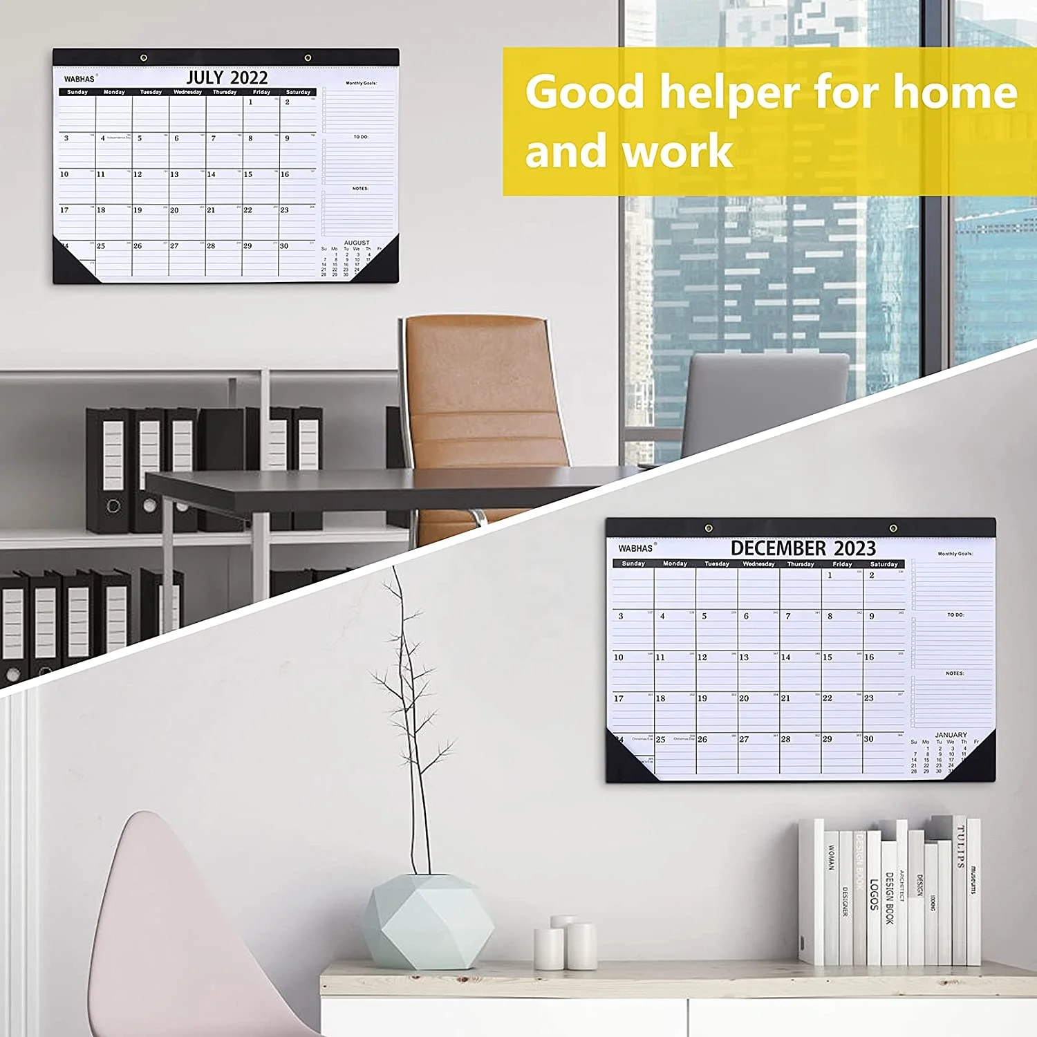 Desk Calendar July 2022 to December 2023 18 Months 17*12 Large Desk Wall Calendars Calendar 2022 Perfect for Planning