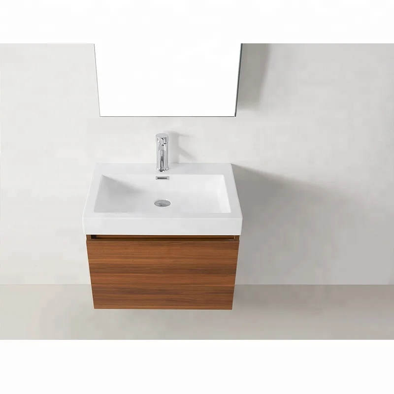 Small design narrow sink corner bathroom contemporary melamine bathroom cabinet vanity