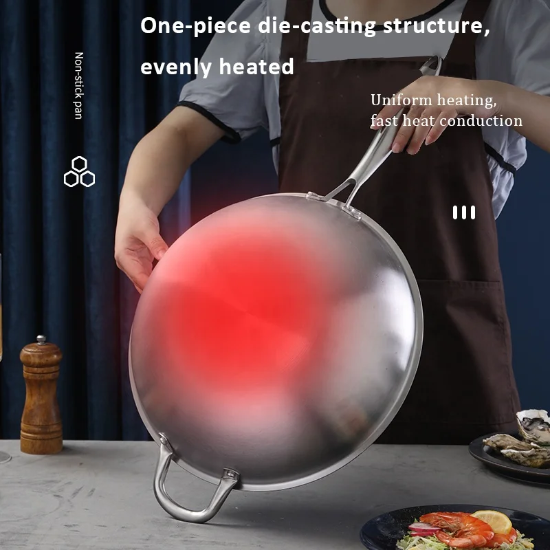 panci sarten antiadherente best price asado honeycomb stainless steel wok fry pan