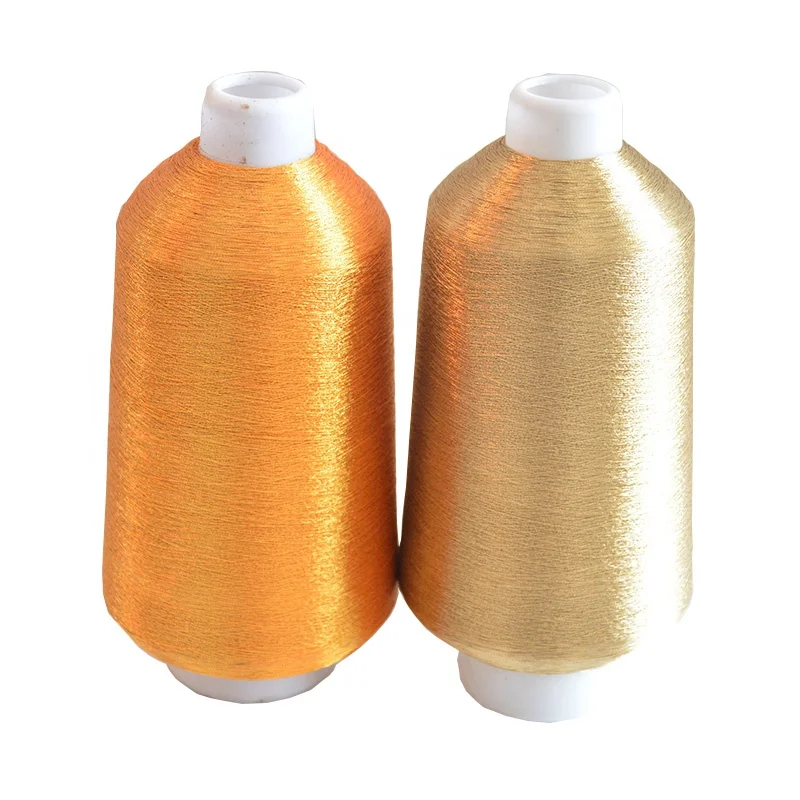 Popular Cheap ST Type Metallic Yarn  Lurex Yarn Zari Factory Directly Wholesale Pearl Transparent embroidery Polyester