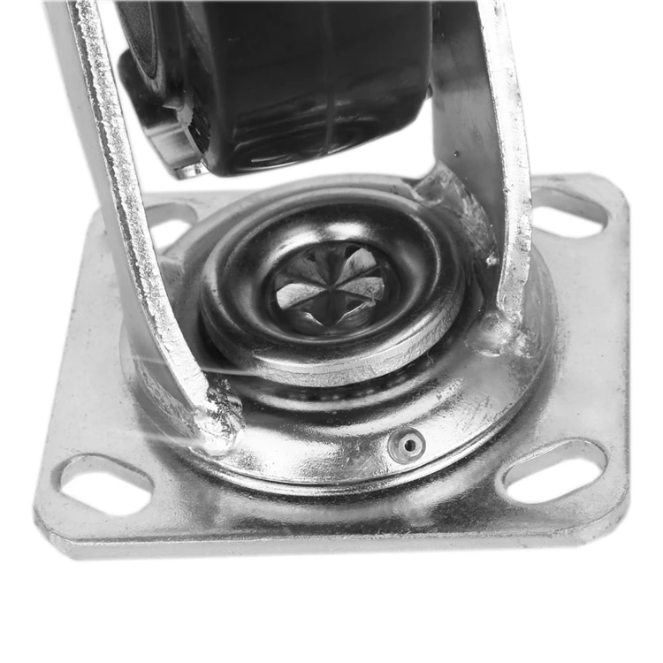 Стул 6 8 дюймов 150 мм 28 мм литой ролик колеса с центральным тормозом