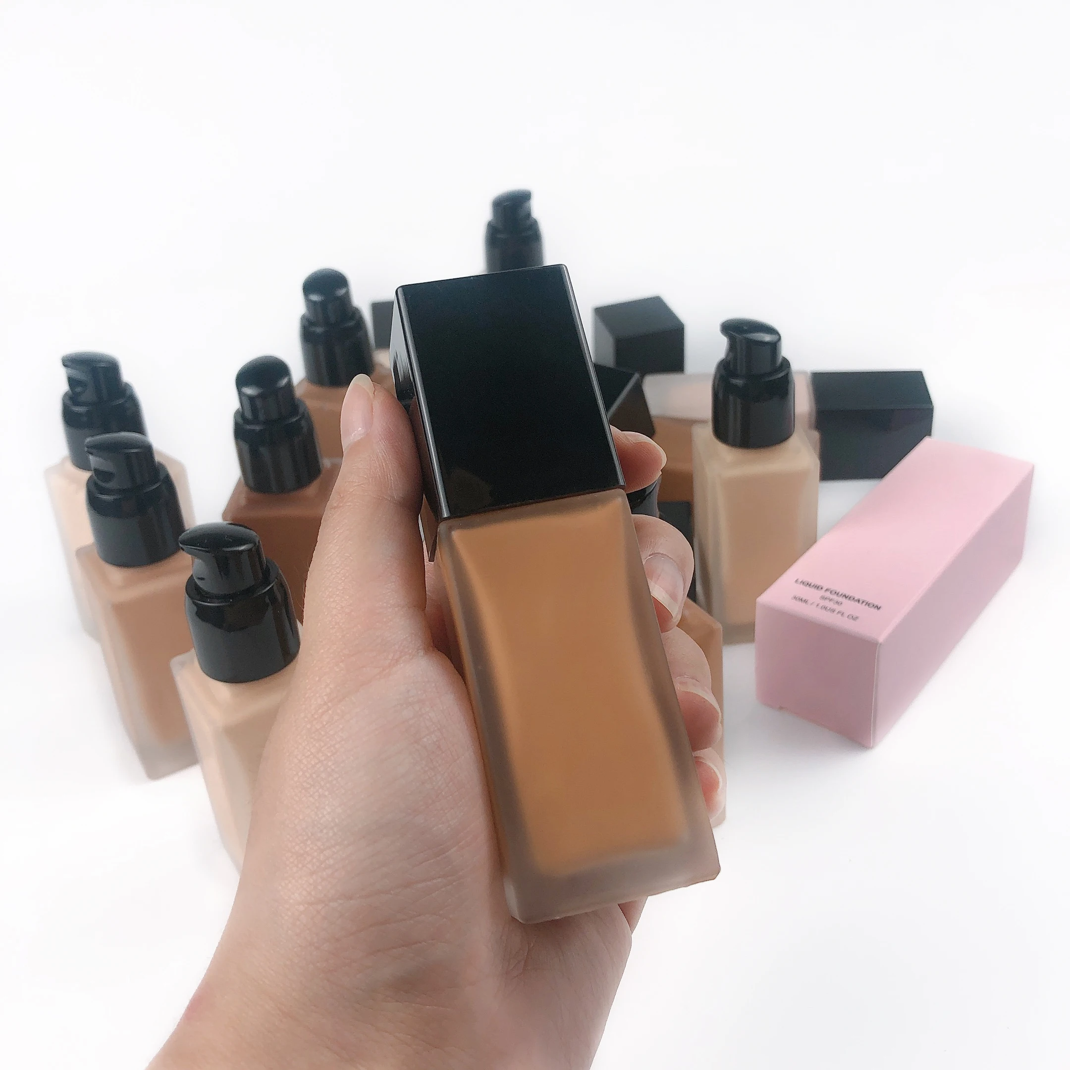 Liquid Full Coverage Long Lasting High Quality Foundation Private Label Choose Your Own Tube Matte Waterproof Makeup Foundation