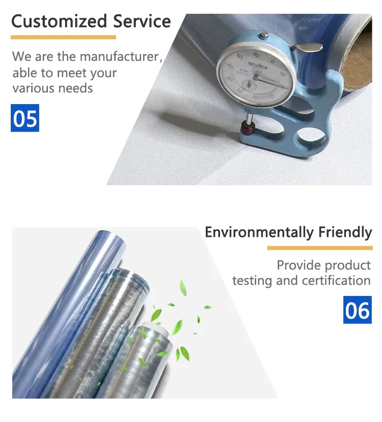 Soft Clear PVC Roll For Printing And Packing