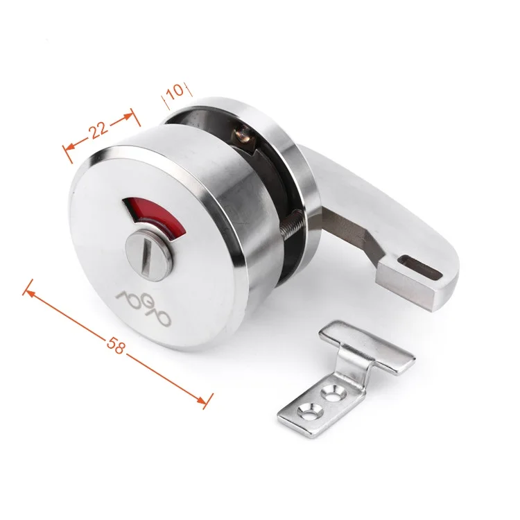 AOGAO Washroom Cubicle SS304 Door Indicator Lock Toilet Partition Accessories
