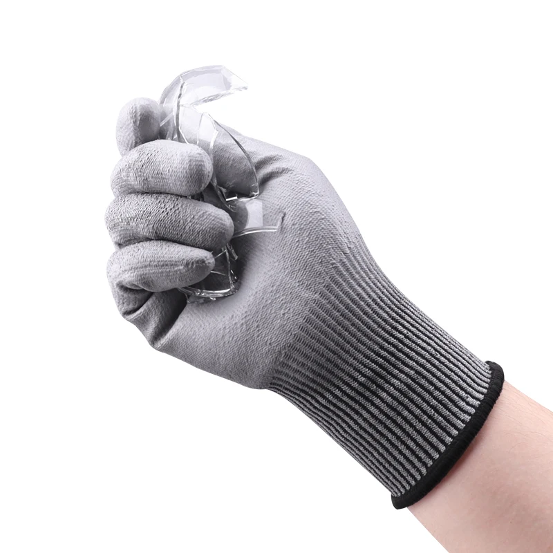 Hysure Pu Coating Hand Gloves Working