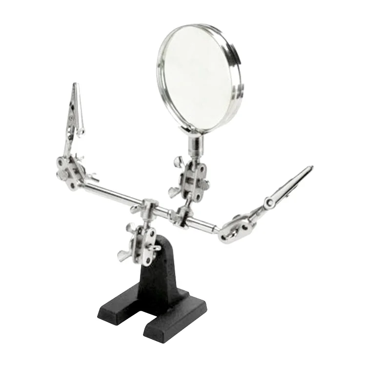 Maintenance type 60mm auxiliary magnifying glass with spring clip type manufacturer wholesale magnifying glass