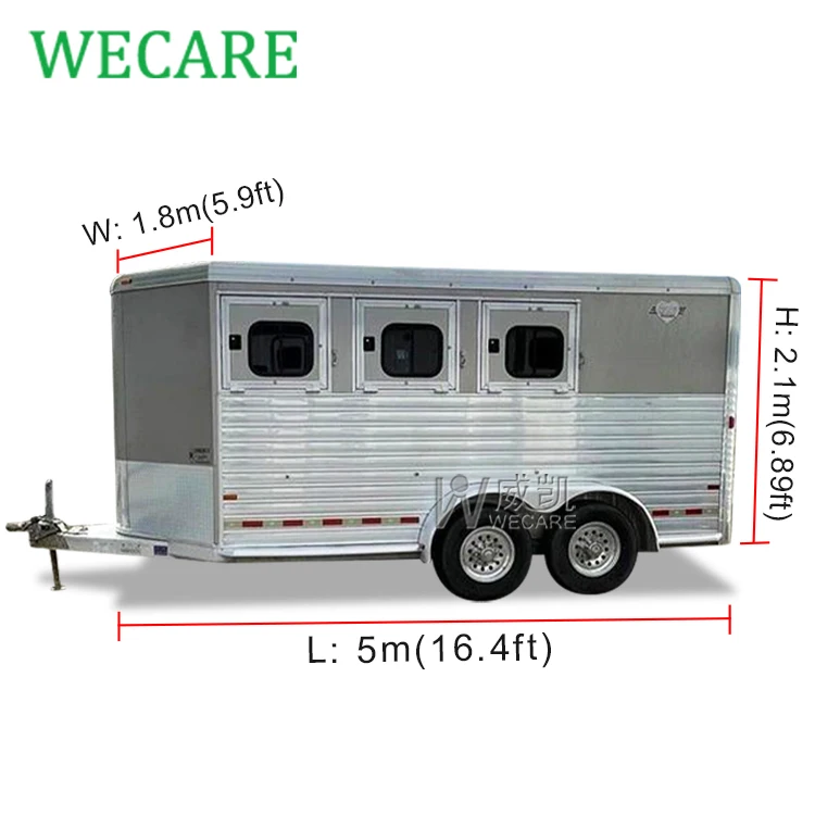 WECARE Street Coffee Van Beer Juice Bar Mobile Ice Cream Truck Towable Fast Food Trailer Pizza Truck Fully Equipped
