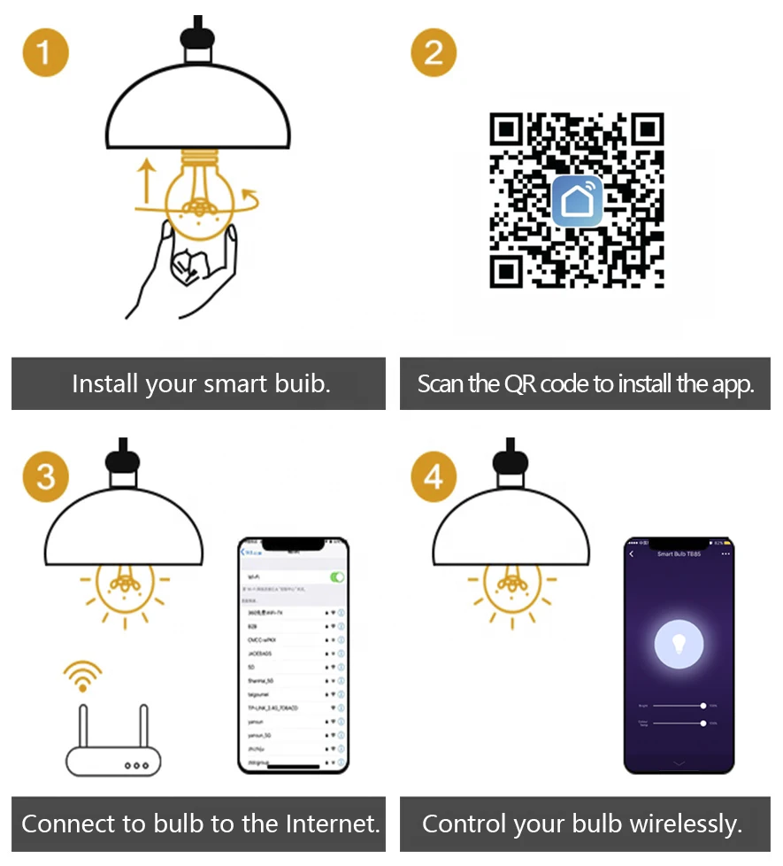 BSCI Factory Tuya Google Home Alexa Voice Control Wifi Bulb Light 7W RGB Lamp 220V Smart Lighting E27 B22 Led Bulb Raw Material