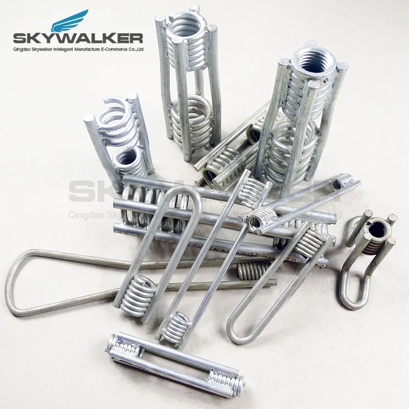 Straight coil loop insert high quality oem steel metal building material lifting straight loop ferrule insert