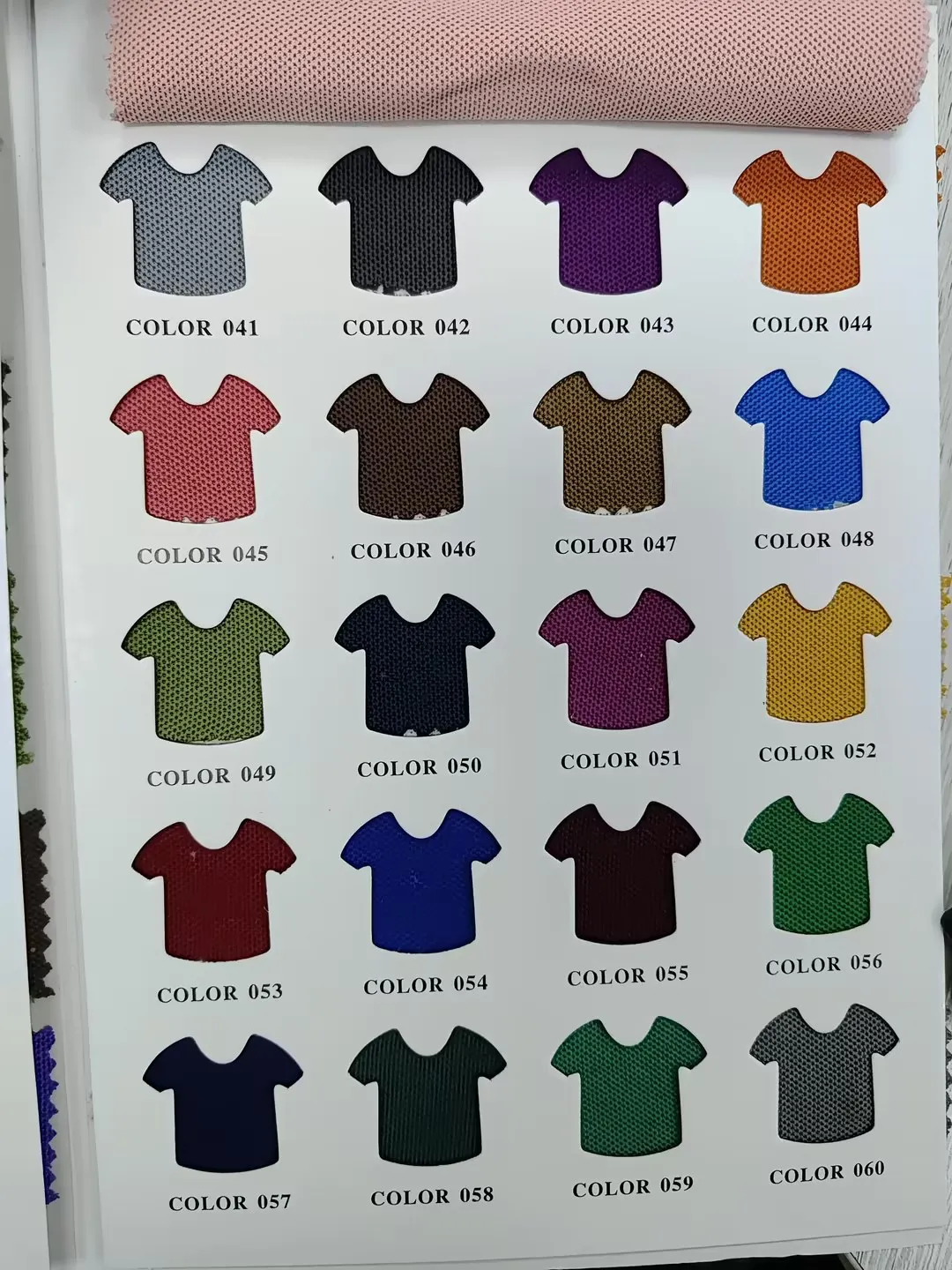 2 layers bonded fabric 390gsm fleece-lined polo shirt mirco velvet bonded pique fabric for winter shirt read to ship