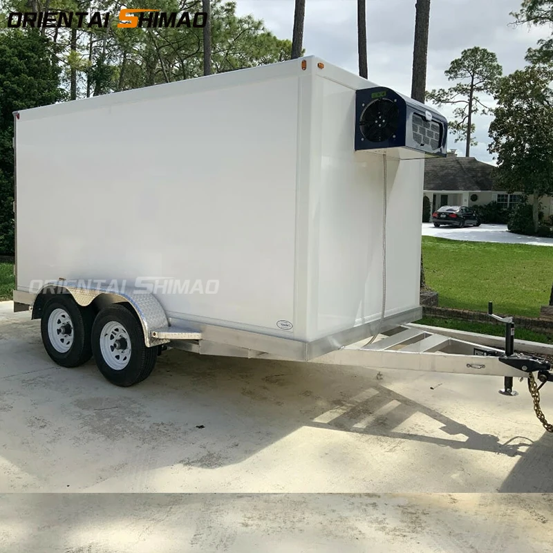 Australia Standard Cold Storage Mobile Cold Room Movable Portable Refrigerated Container Trailer For Food Transportation