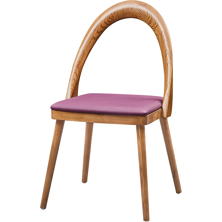 Luxury Design Restaurant Modern Leather Dinning Chairs Cheap Solid Wood Hot sale Chair