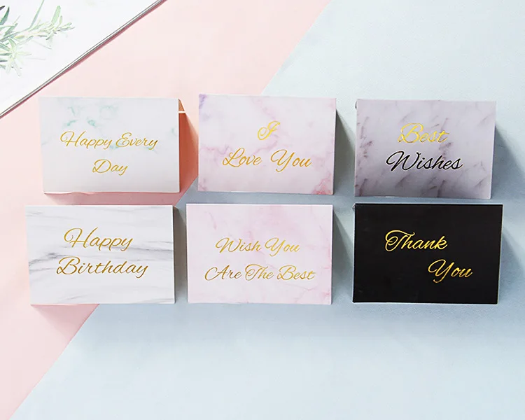 wholesale cotton embossed UV HOT stamping recycled business greeting paper card