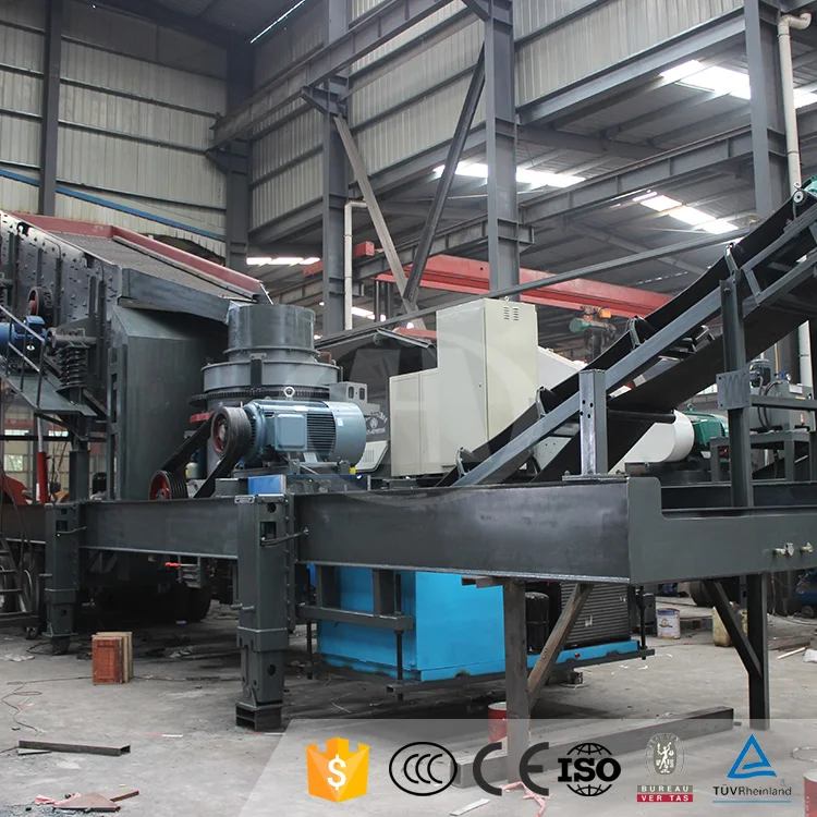 New Type Mobile Cone Crusher Station Portable Stone Crushing Line