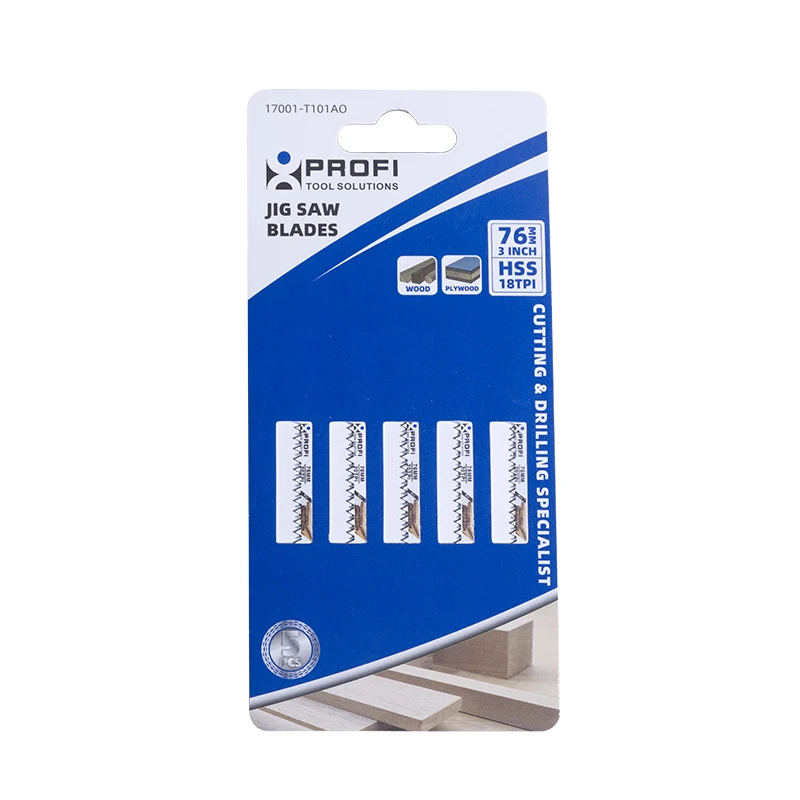 T101AO Jigsaw Blade Extra-clean Wood Laminate Cutting HCS Jig Saw Blades