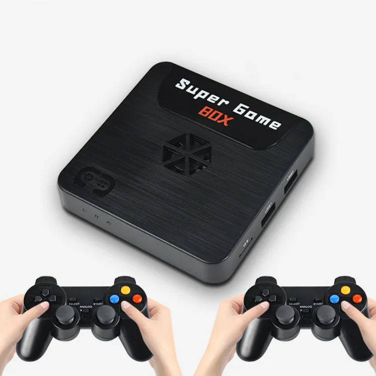 NEW Retro Gaming Stick Console Player 3D HD TV Video Game Consoles WiFi Super Game Box 64GB For PS1/PSP/N64/DC With 9000+ Games