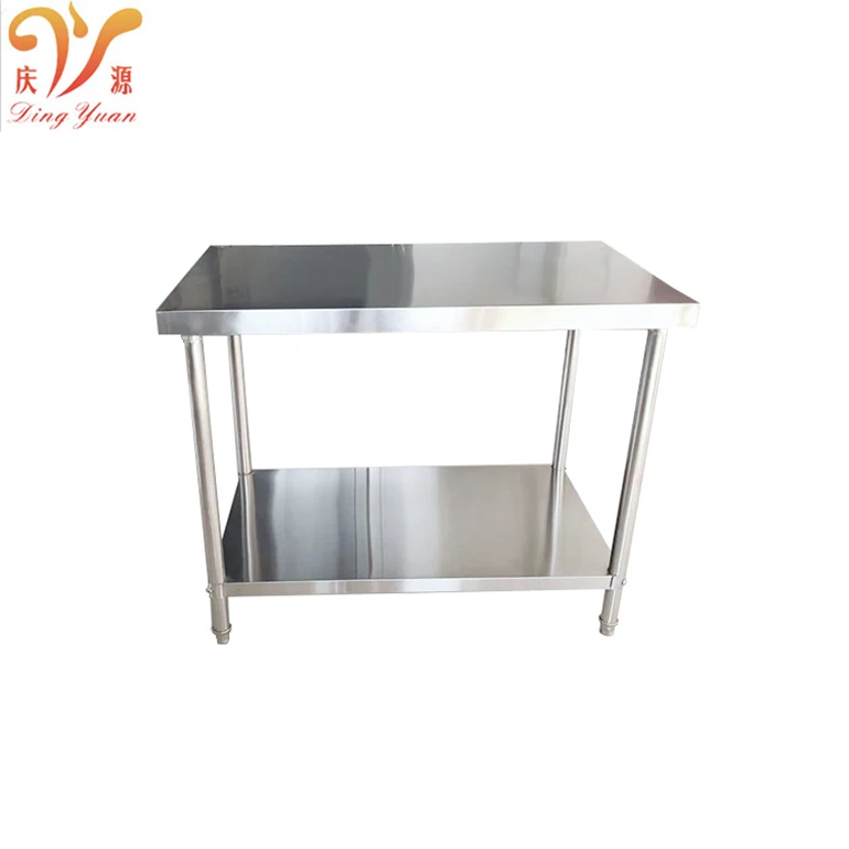Горячая распродажа! Commercial сборки нержавеющая сталь Рабочий стол кухни ресторана верстак QY-W04