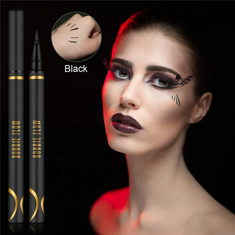 
Multifunctional Black Liquid Eyeliner Waterproof Non Magnetic Sticky Eyeliner Pencil 