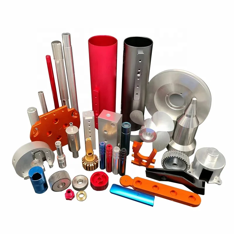 Custom CNC Machined Anodized Aluminum 3D Printing Precision CNC Spare Turning Metal Machining Milling Manufacturer Service Parts