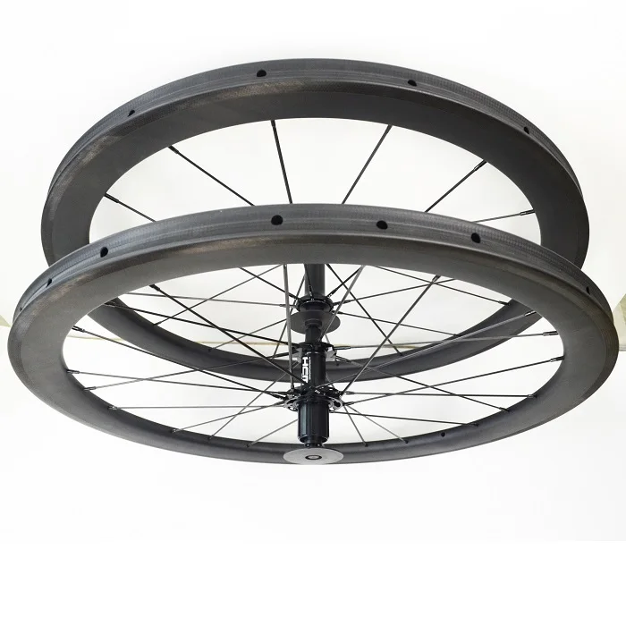 APEX 50mm tubular 700c carbon fiber road bike wheels aero wheelset with DT 350 hub