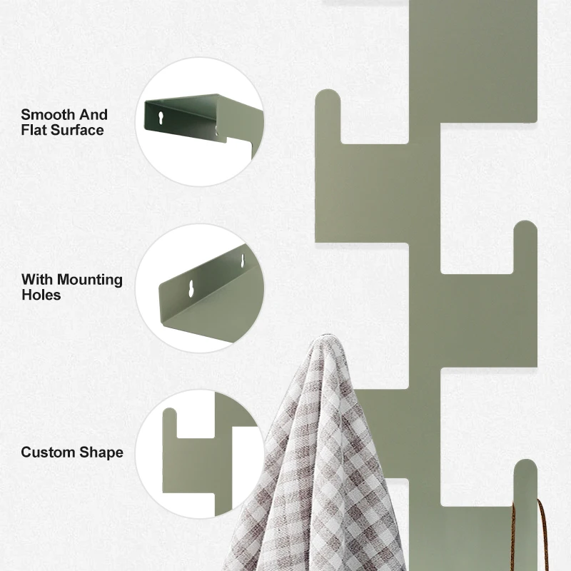 Best Selling creative Design wall Metal Key Holder Rack Customized Wall Decorative Hooks for Home Storage