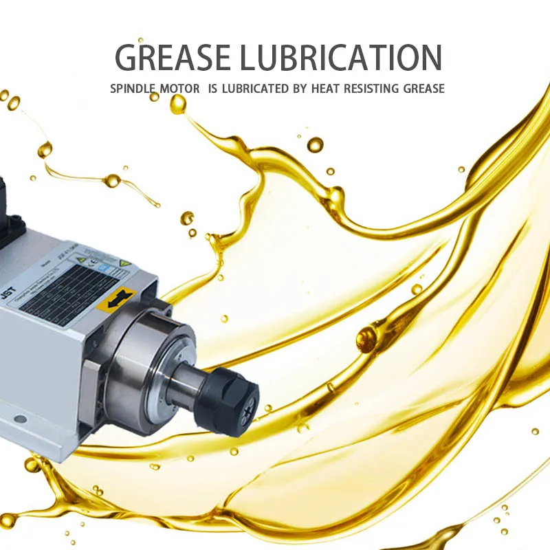 JST 7.5KW air cooling spindle motor square top quality electric motor spindle manufacture