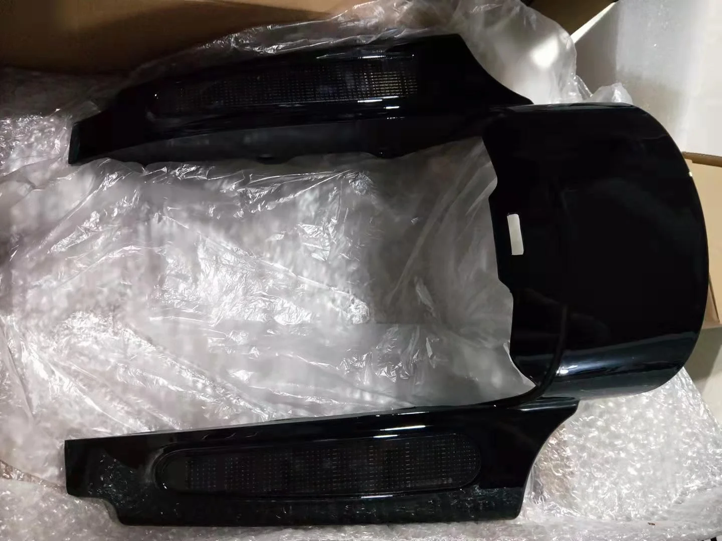 Tail brake turn light of motorcycle lighting system with Mudguard rear fender extension for harley touring road king 09-13