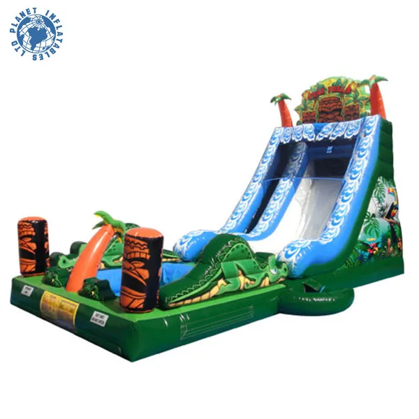 Giant Customized High Quality Commercial Used PVC Inflatable Water Slide For Sale
