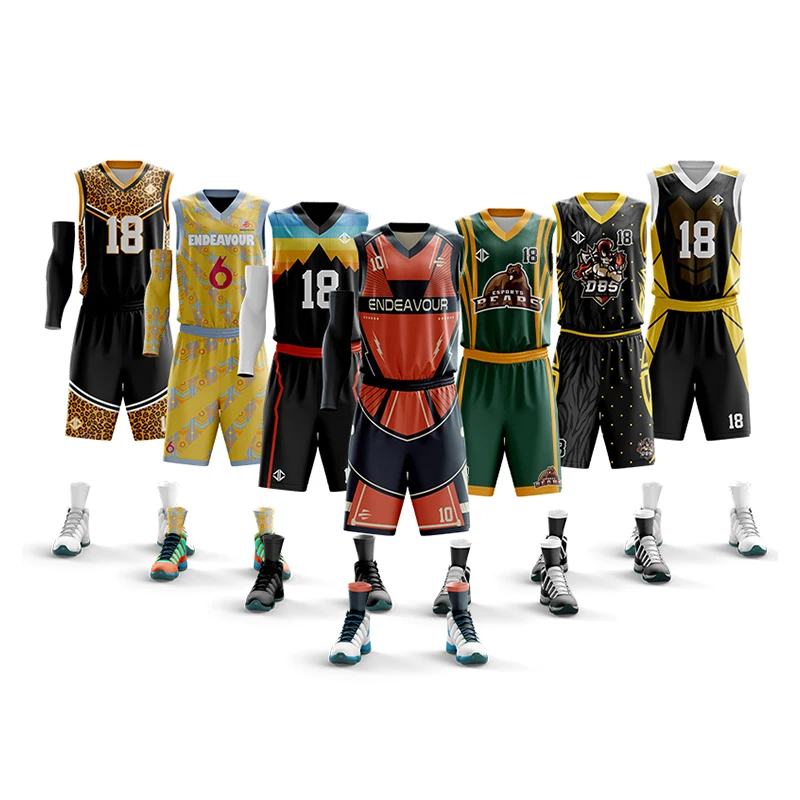 Fully Sublimation custom youth training basketball uniform