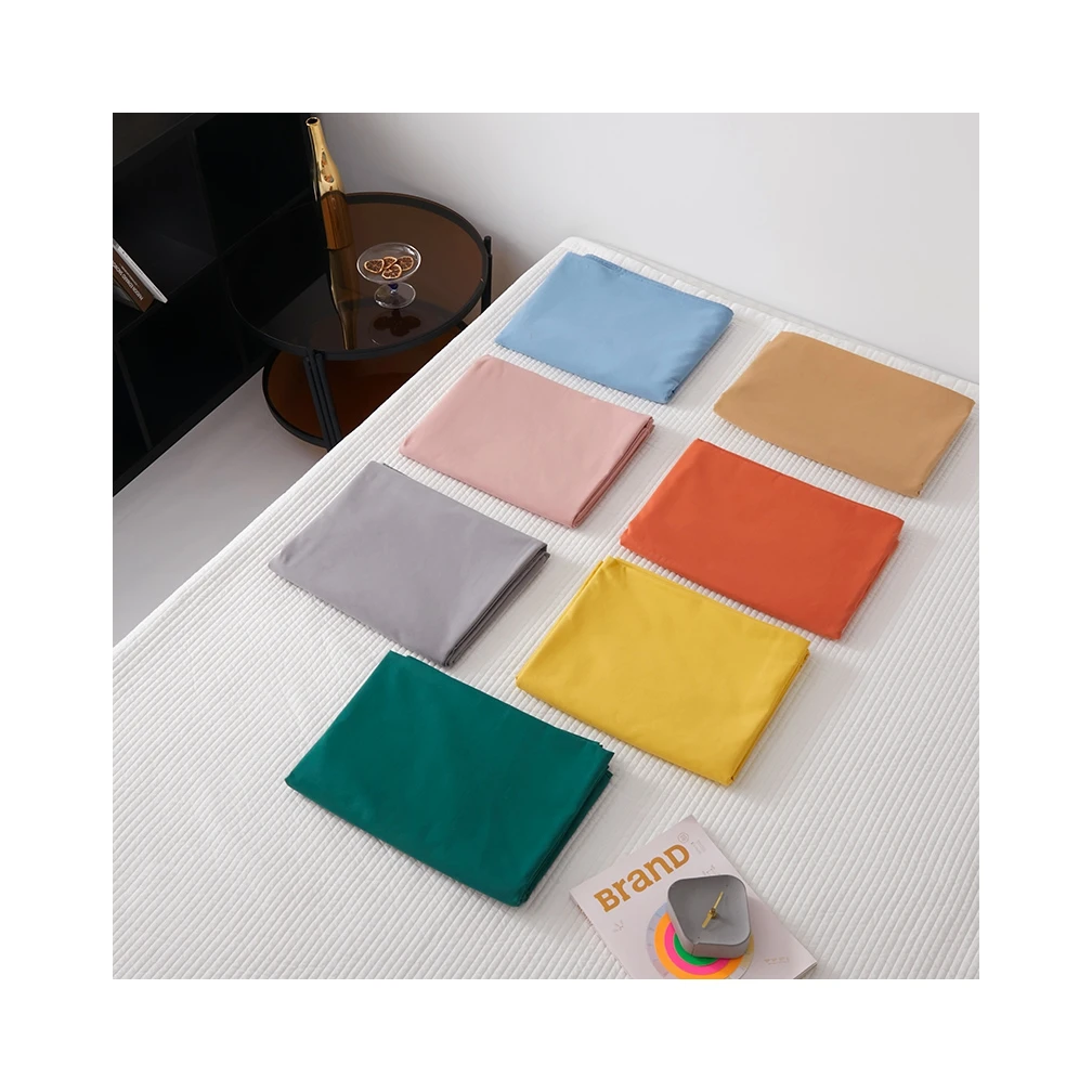 Romly 100% Cotton Bed Sheets Wholesale Custom Logo Size  FBA Dropshipping services Low MOQ fast delivery