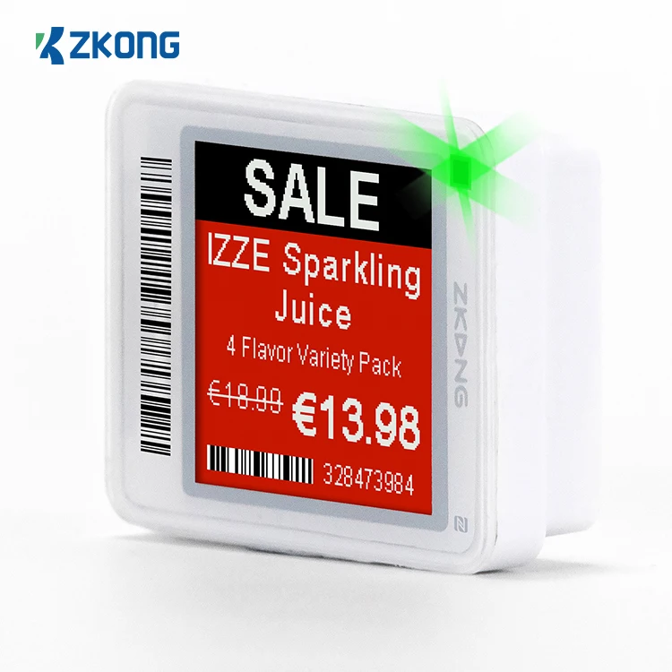  Высококачественная этикетка Zkong для супермаркета с этикеткой esl электронная e-ink 1 54