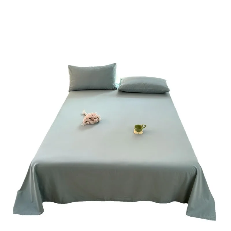 Extra Soft 100% Microfiber wholesale cotton bed sheets solid color with low price