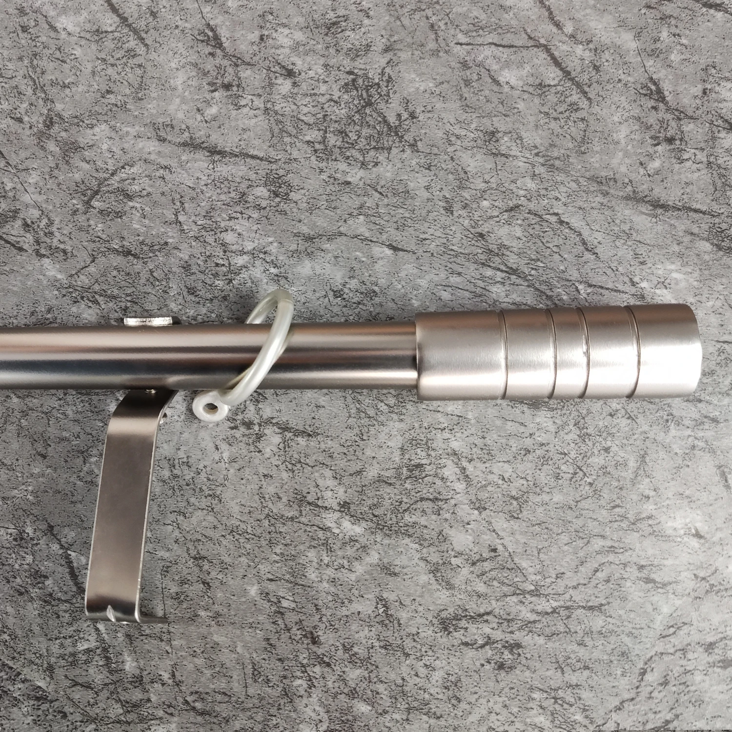 Hot Selling Simple And Modern Adjustable Extendable Stainless Steel Shower Bathroom Curtain Rod