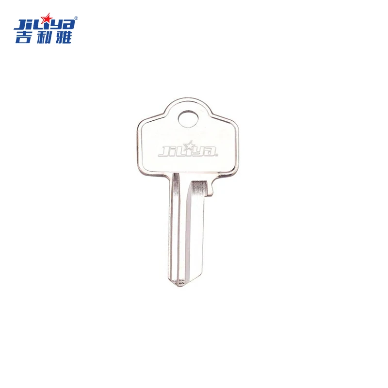 Jiliya Durable Brass Material Door Lock Key Full Metal Household Key Blank