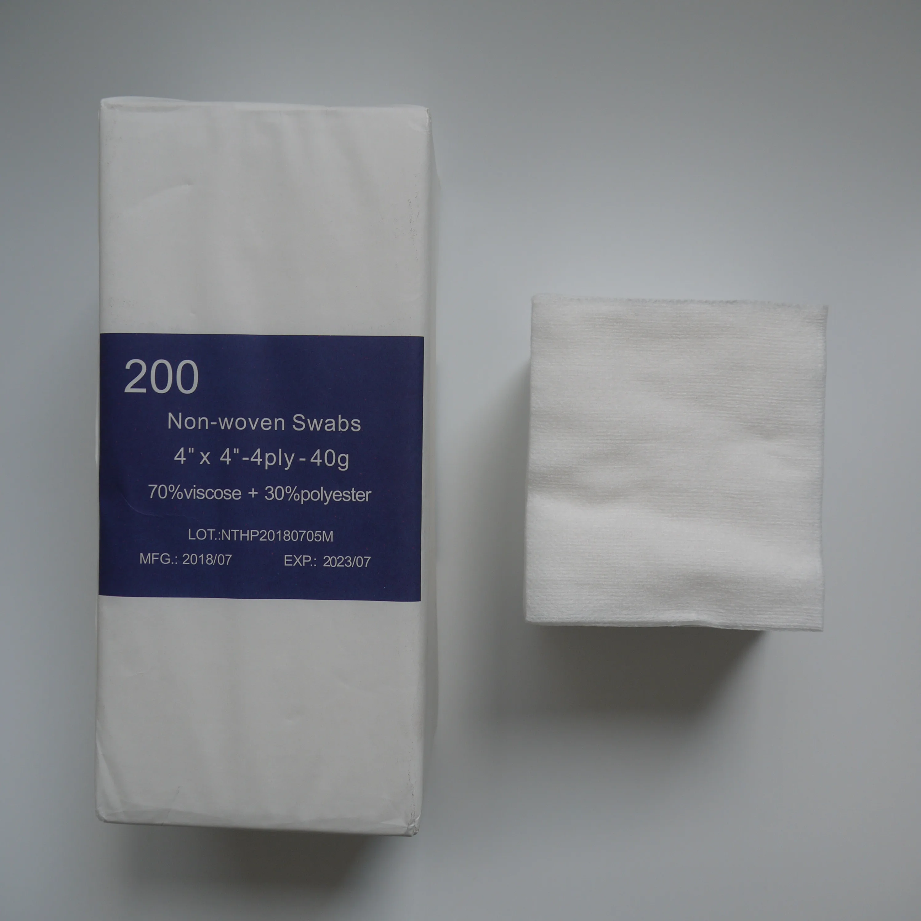 Medical Gauze Non-Woven Swab For Wound Dressing