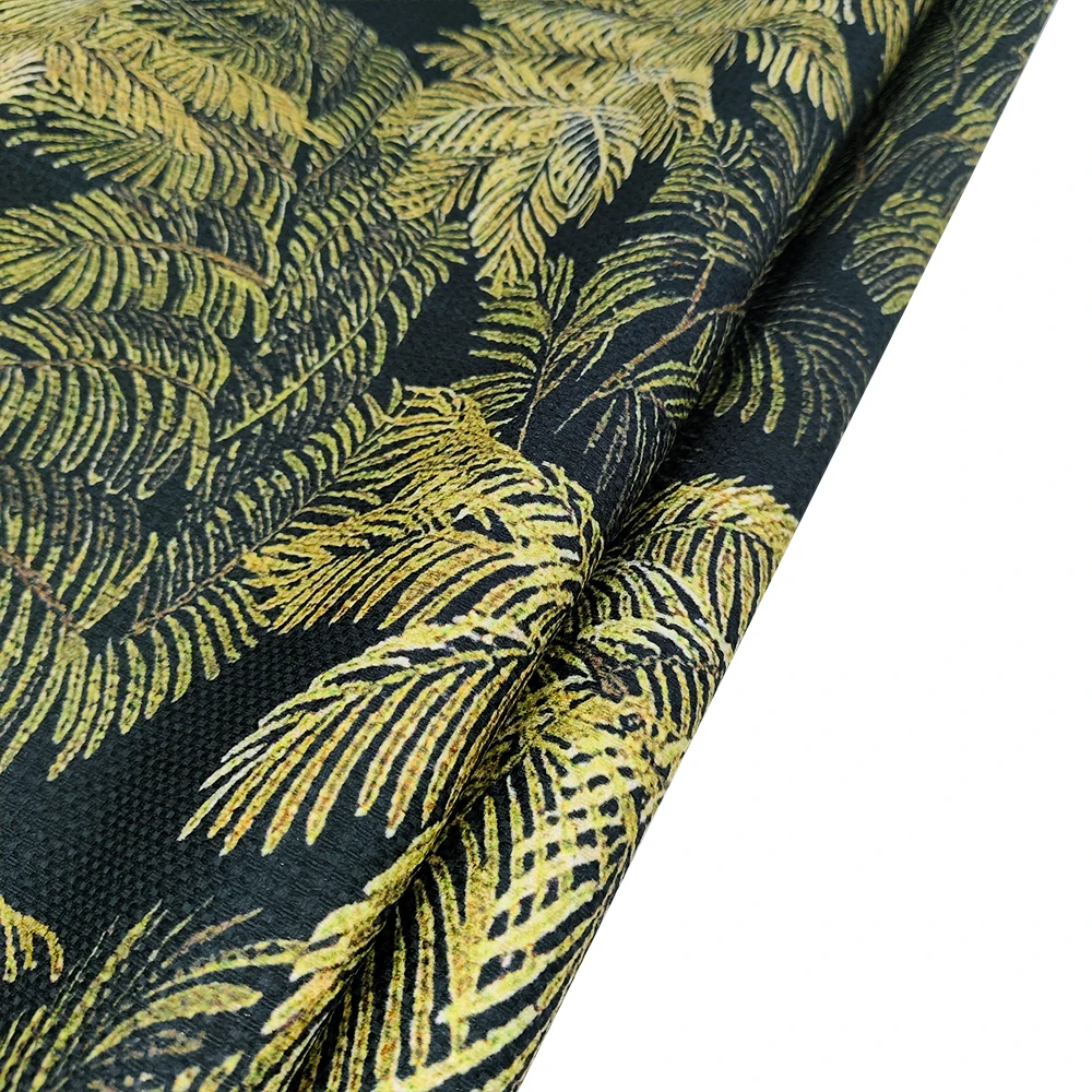 Home Textile Linen Upholstery printing pattern Fabric textile Multicolor Wholesale Custom Waterproof polyester For Sofa