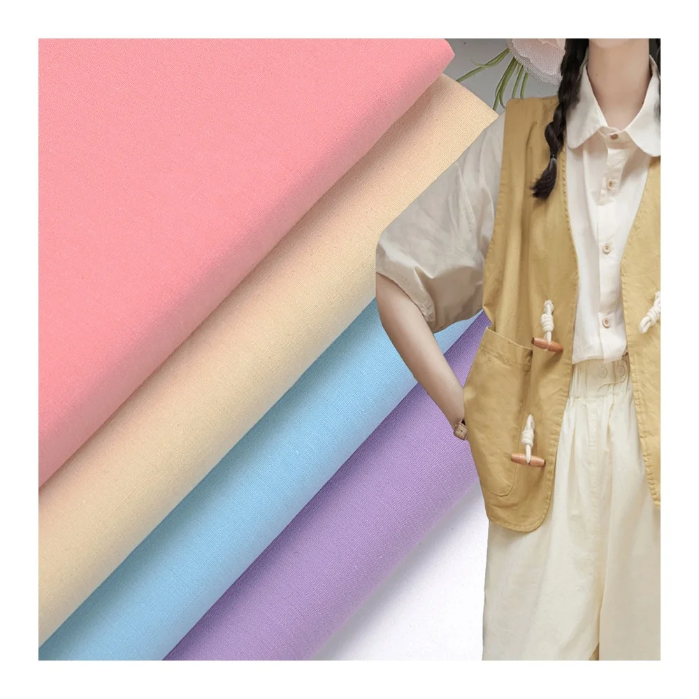 40s 60s 150gsm spandex comb woven 100% cotton custom cotton poplin fabric for dress