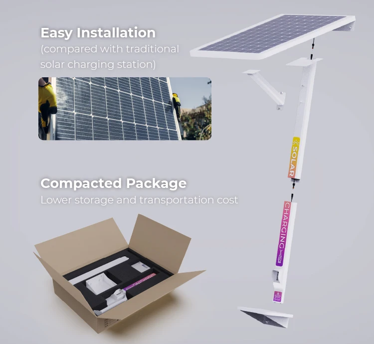 New urban charging style Y2Power SUN Solar Powered Cell Phone Charging Station easy installation commercial charging station