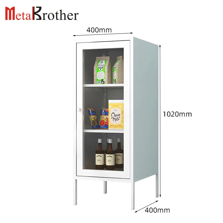 Hot Sale Metal Sideboard Cheap Kitchen Cabinets Double Door Cupboard For Book Storage Steel Locker With Legs