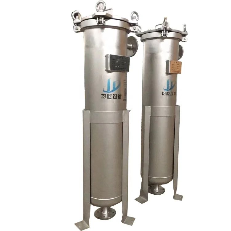 Food grade liquid chocolate paste coco powder filtration ss 316 single bag filter housing
