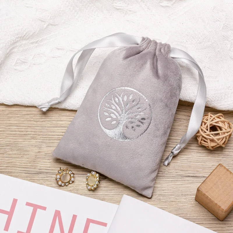 High Quality Velvet Fabric Envelope Dust Bag for Handbag Wallet Clothes Packing Luxury Envelope Velvet Gift Packaging Pouch