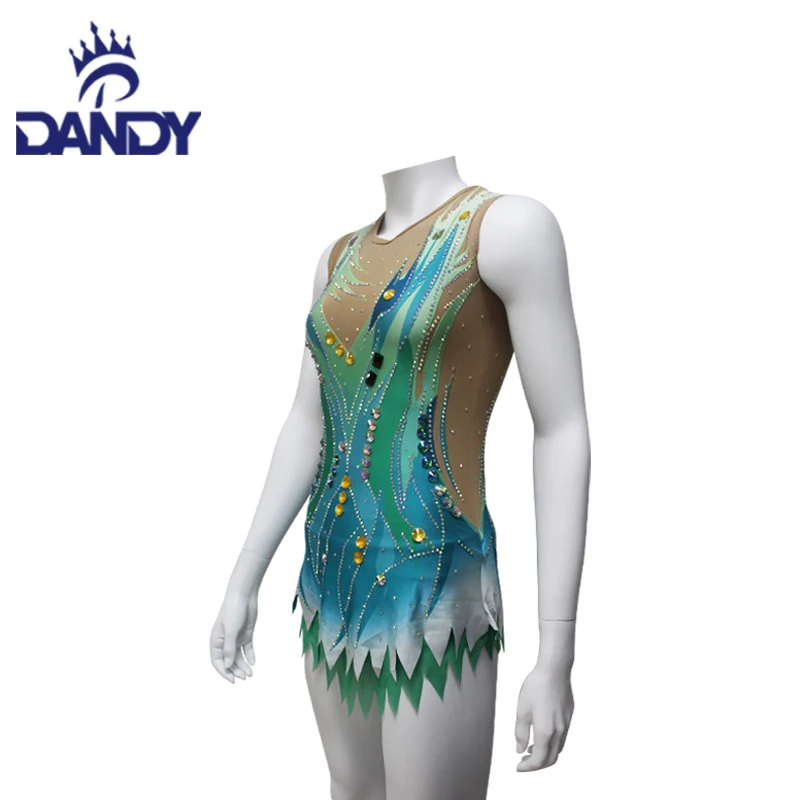 Custom Made Rhythmic gymnastics leotard custom competition gymnastics leotards girls