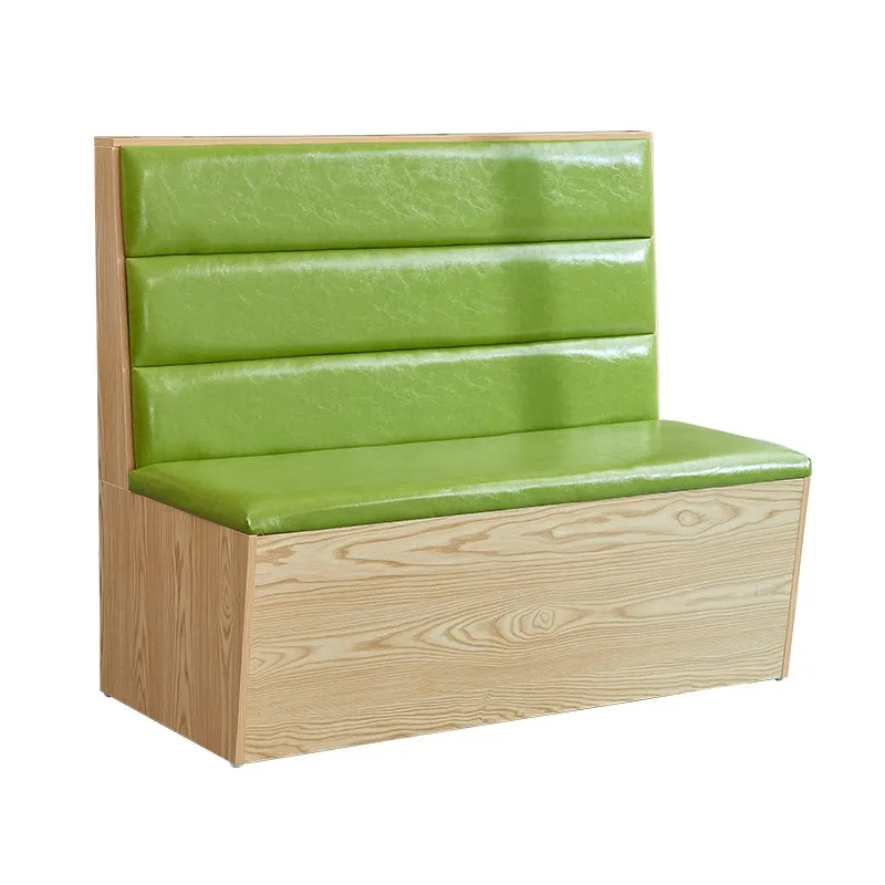Customized against wall bench classical restaurant seating restaurant booth